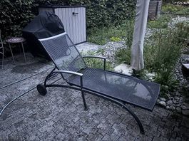 Liegestuhl Metall
