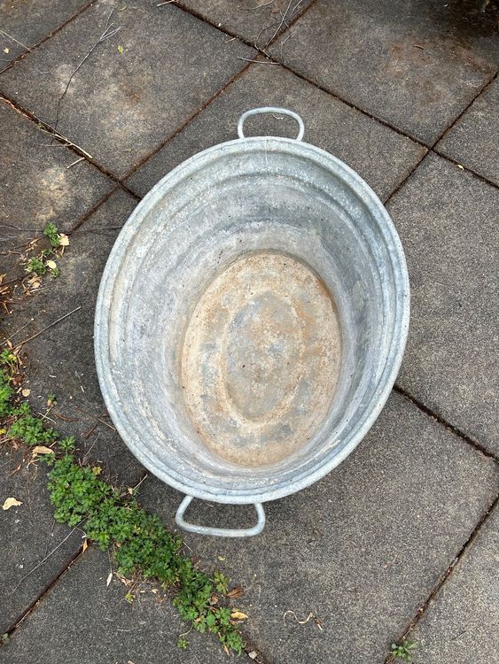 Alte Zinkwanne / Zinkzuber Kaufen auf Ricardo