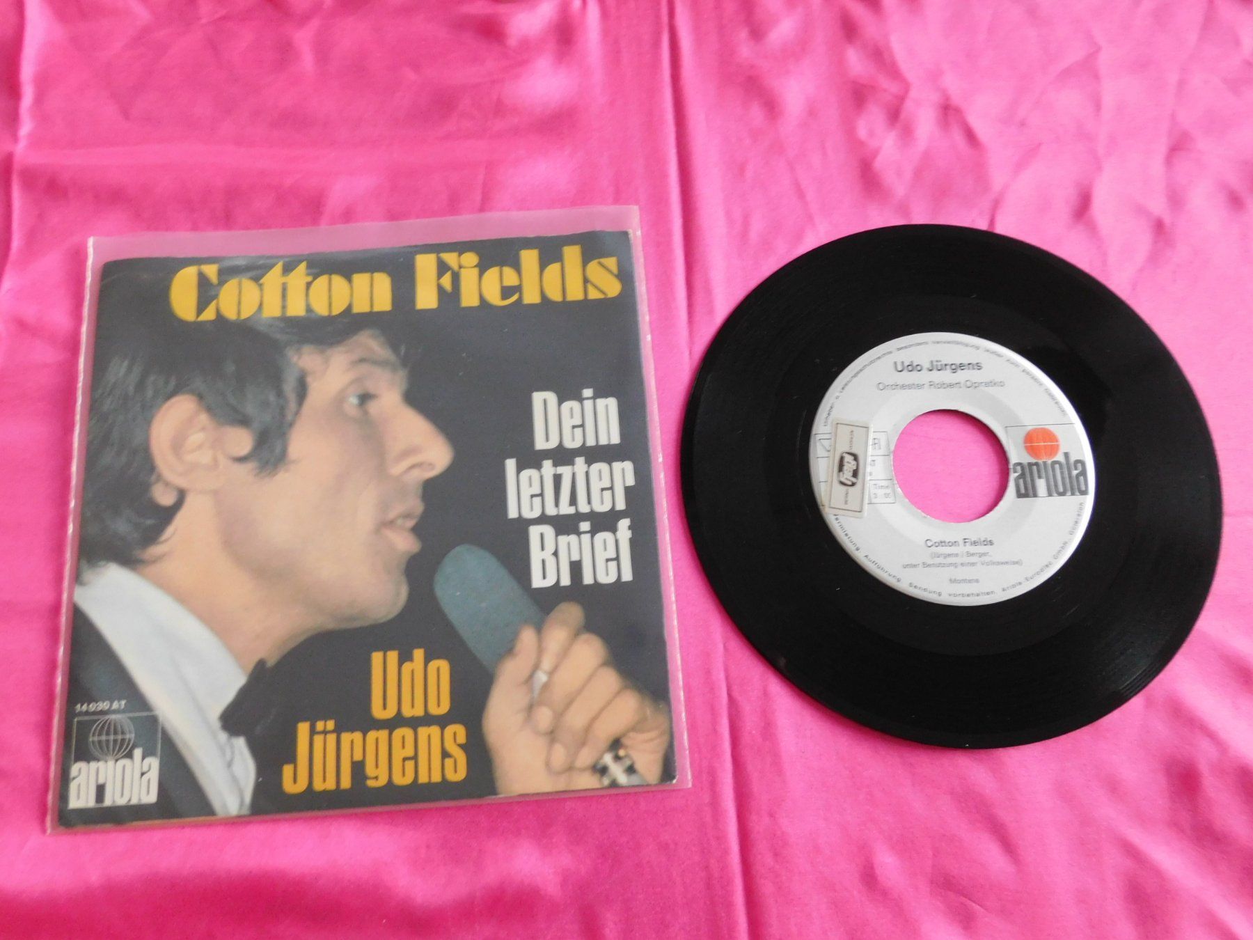 Dischi in vinile: Udo Jürgens – Cotton Fields – Usato da Emmenbrücke venduto da lamorak 1
