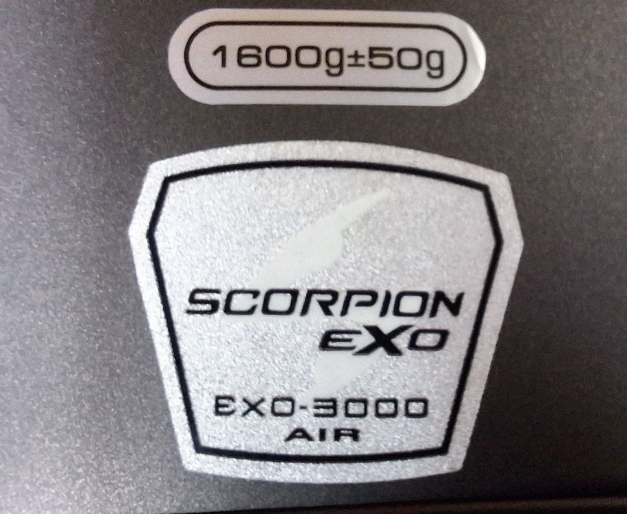 Casques & visières: Neuwertiger Töffhelm, Scorpion EXO 3000 Air Gr. M – Neuf (Voir description) à Weinfelden par JoeBaer 4