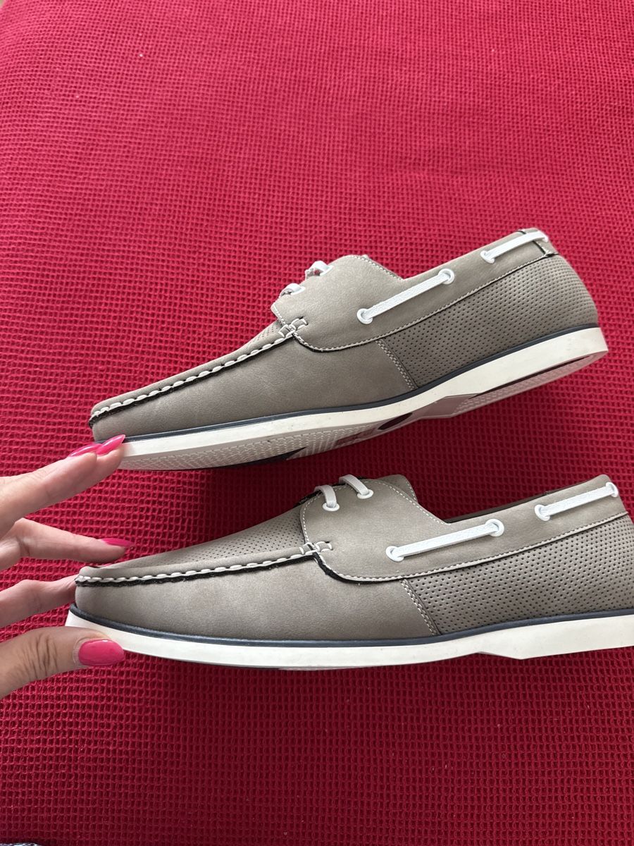 Herrenschuhe: NEU***HERREN SCHUHE LEDER GRAU Gr. 44***TOP GESCHENK*** – Neu und originalverpackt aus Zürich von Ceca52 1