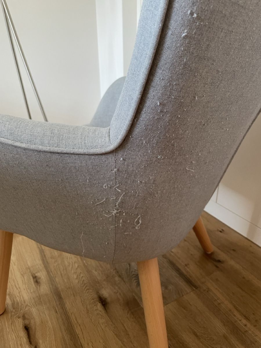 Sessel: Grauer Sessel im skandinavischen Design – Gebraucht aus Zufikon von Mlaue 5