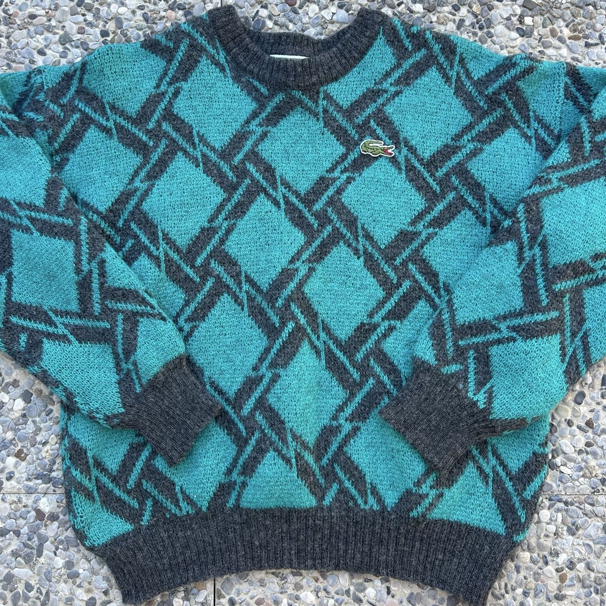 Lacoste Maglioni & Felpe: Vintage Sweater Lacoste Patterned – Usato da brent venduto da fukusapes 1