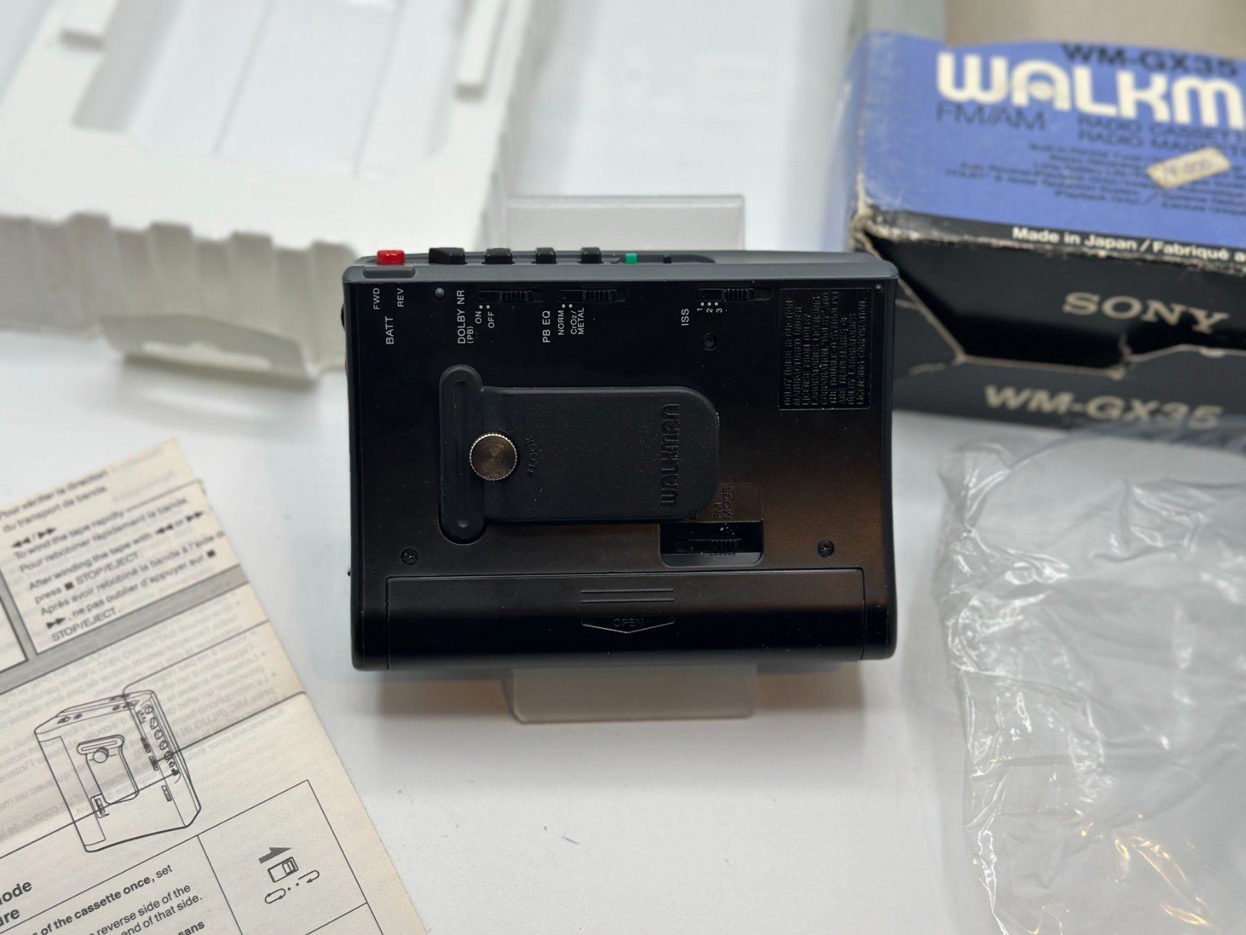 Panasonic Tragbarer Mediaplayer: Sony WM-GX35 Walkman+Radio cassette Baladeur - With Problem – Defekt aus Genève von inc_9vgv 1
