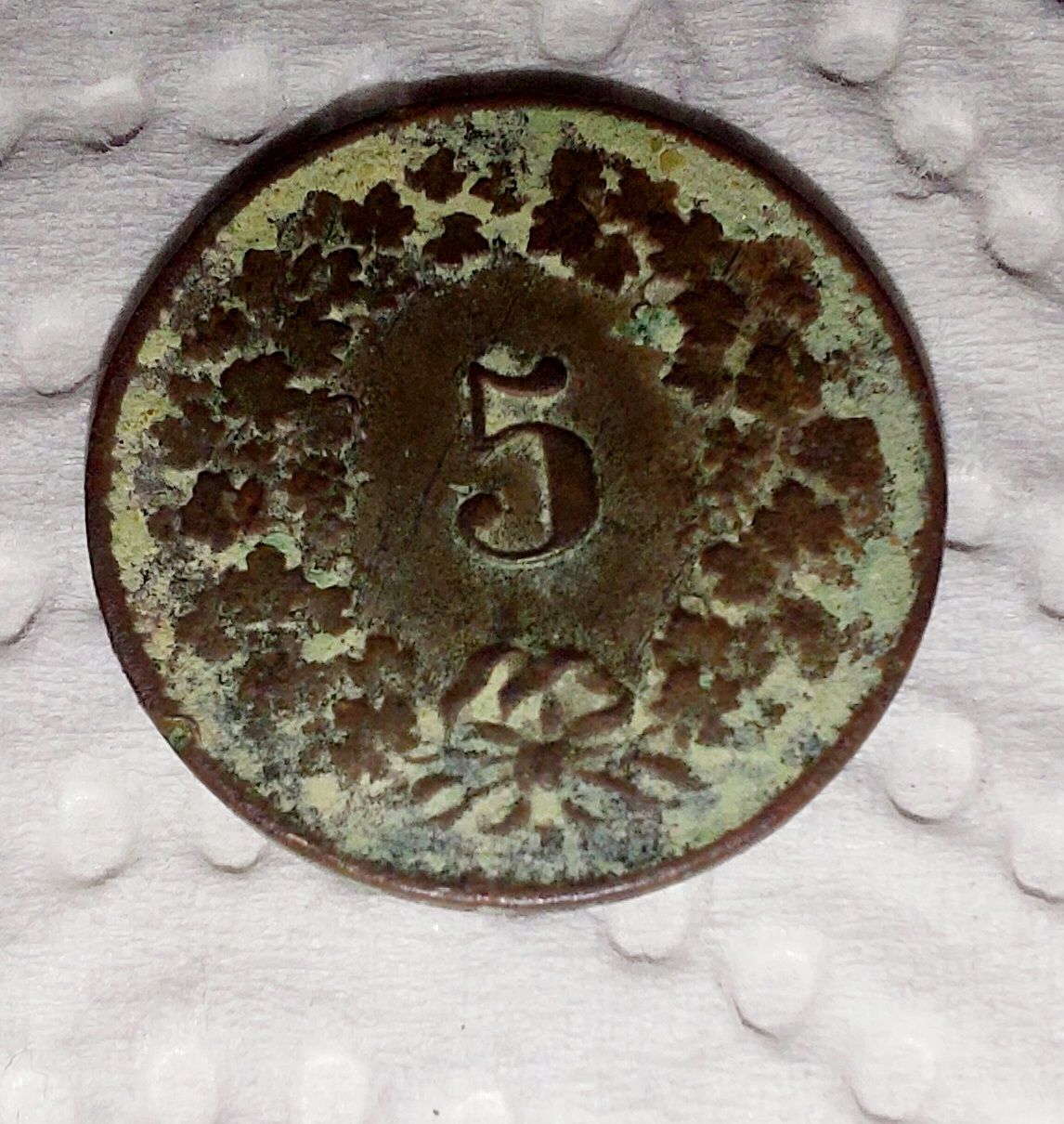 Tutti le monete: 5 Rapen von 1921 – Usato da Safenwil venduto da fra_t5c9 1