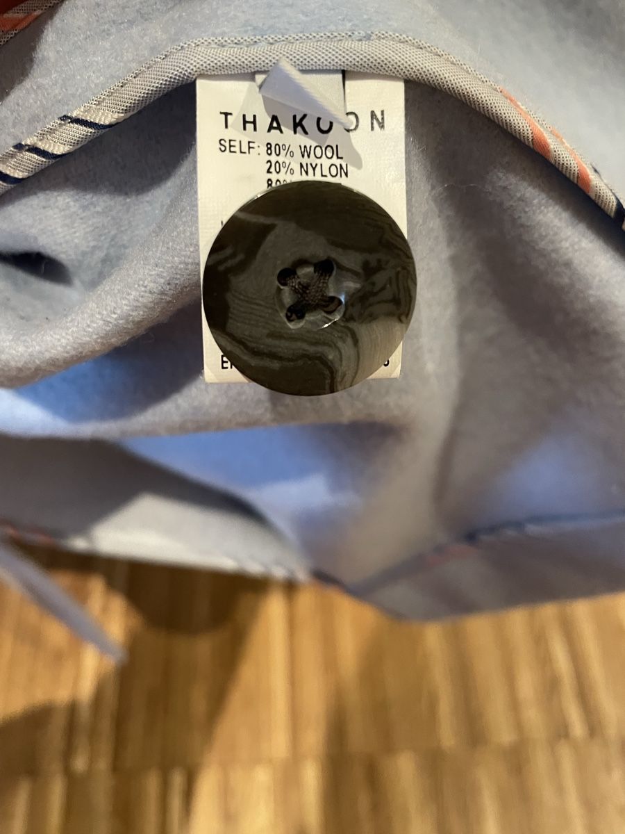 Cappotti: Thakoon Wollmantel hellblau mit schönen Details – Usato da Baar venduto da sabisun66 3