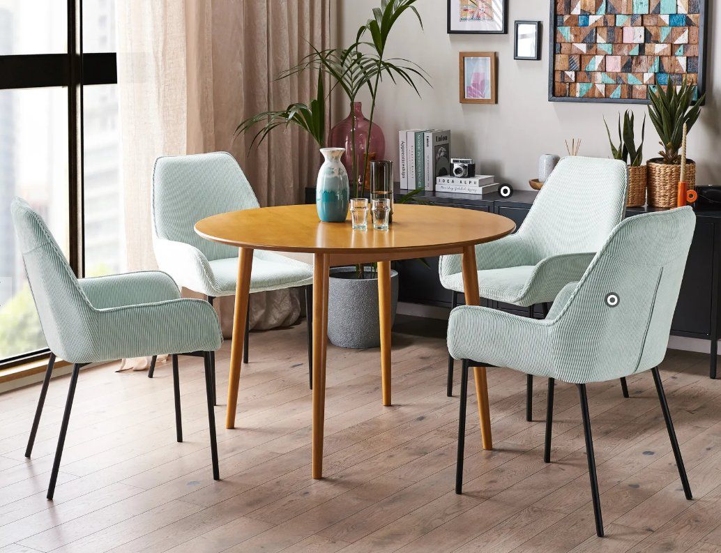 Beliani Tavoli: Dining Table RADAN Light Wood 110 cm – Usato da Lugano venduto da pokezaar 1