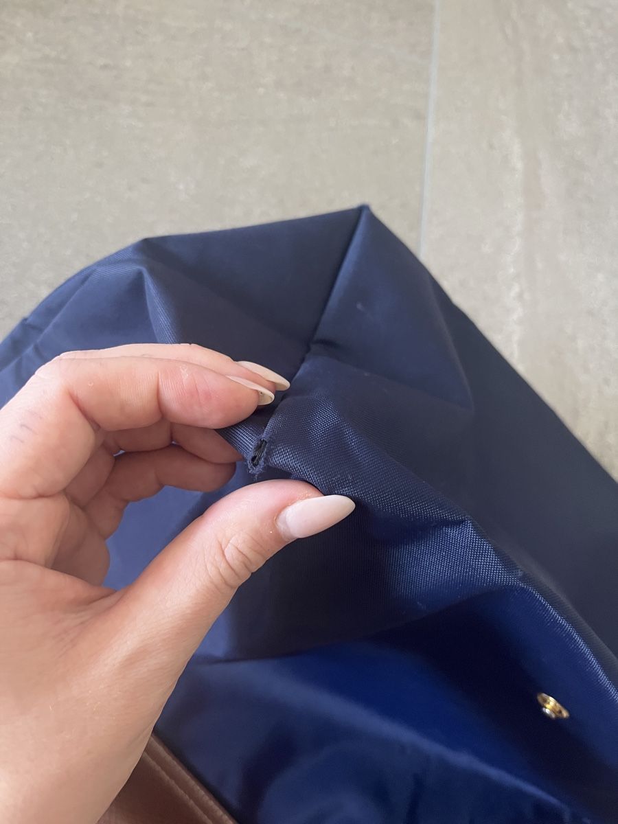 Longchamp Taschen: Longchamp Le Pilage Dunkelblau – Gebraucht aus Sevelen von sar_hmx8 5