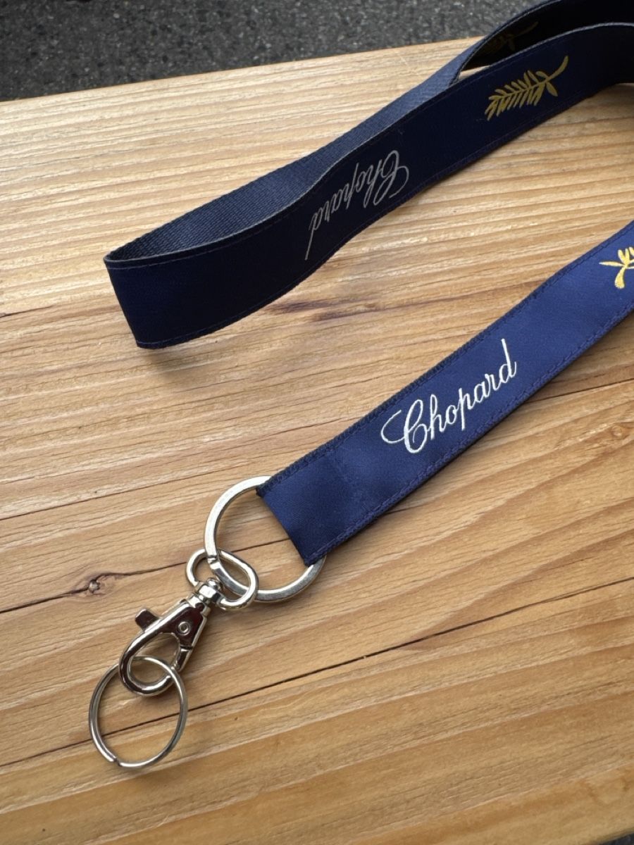 Chopard Portachiavi: Schlüsselband Chopard blau mit Logo, Neu – Nuovo (secondo la descrizione) da Baar venduto da moritz1960 1
