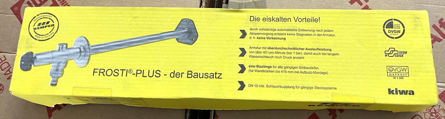 Rubinetteria: Kemper - FROSTI - Plus - der Bausatz – Nuovo e nell'imballaggio originale da Oftringen venduto da Vucki