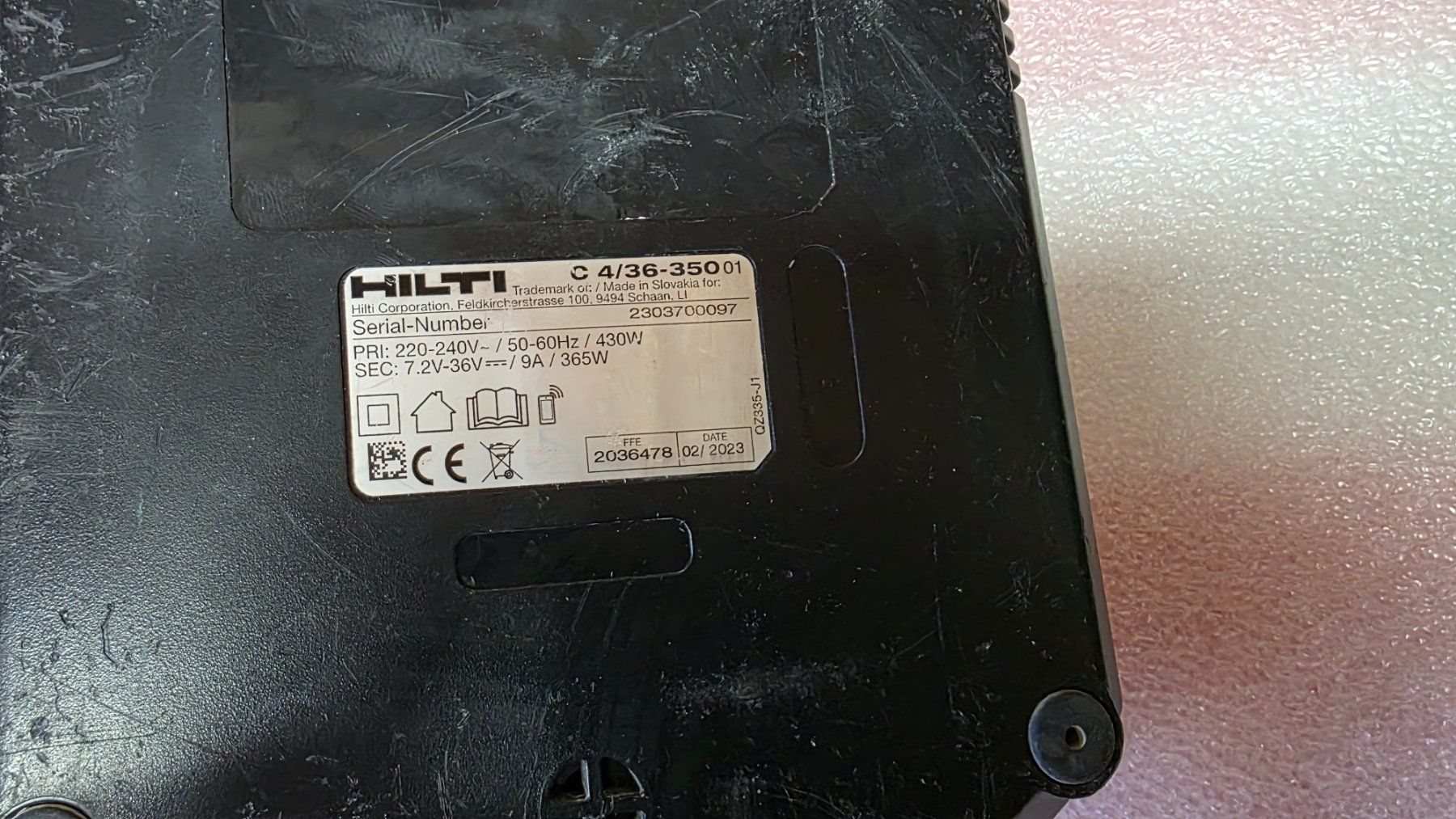 Hilti Caricatori & Batterie: Hilti C4/36-350 01 – Usato da Bionnens venduto da Meg011 1