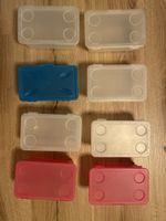 8 Aufbewahrungsboxen Kunststoff bunt guter Zustand