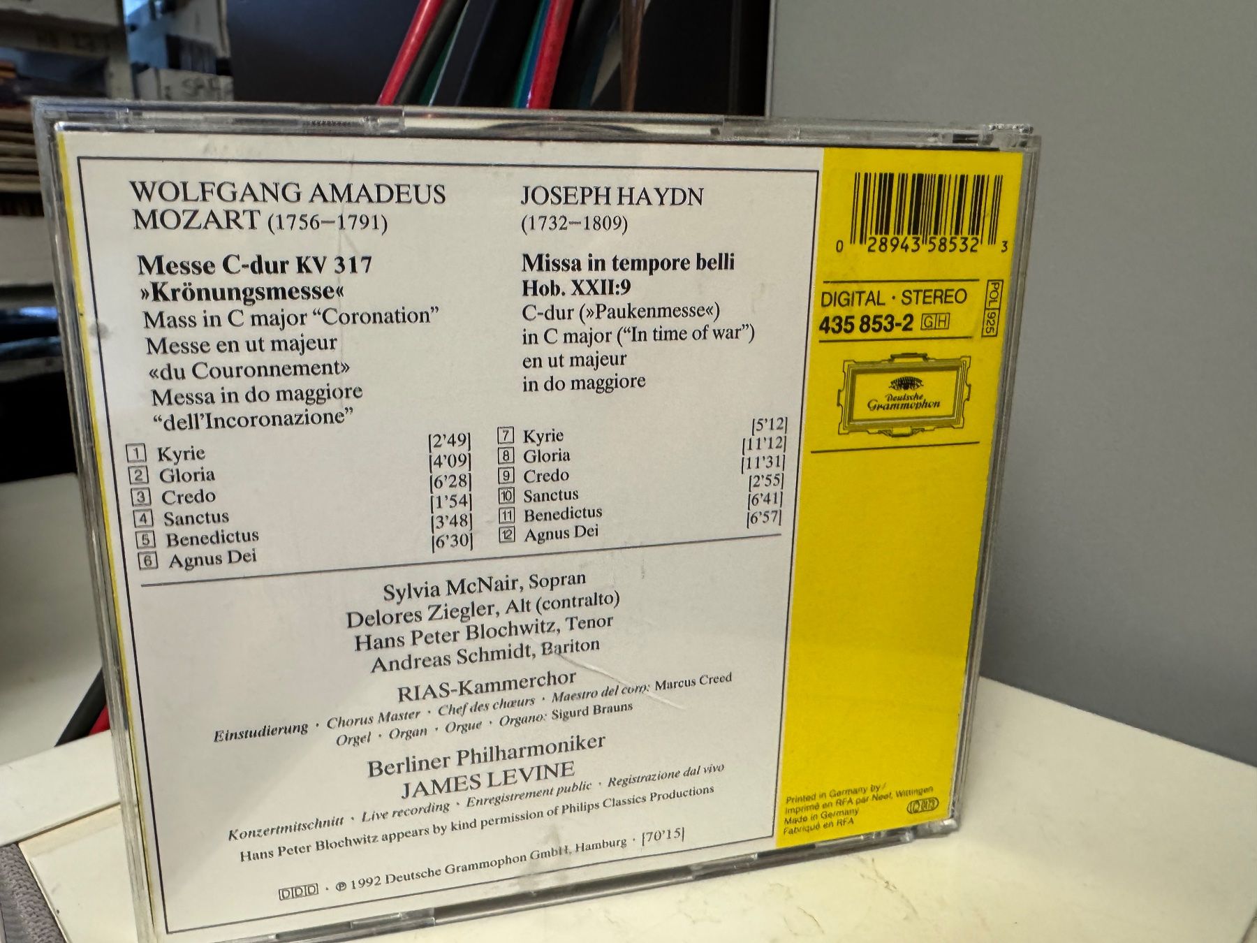 CD: Mozart, Haydn - Coronation Mass - SRA05C – Usato da Küsnacht ZH venduto da pdproject 1