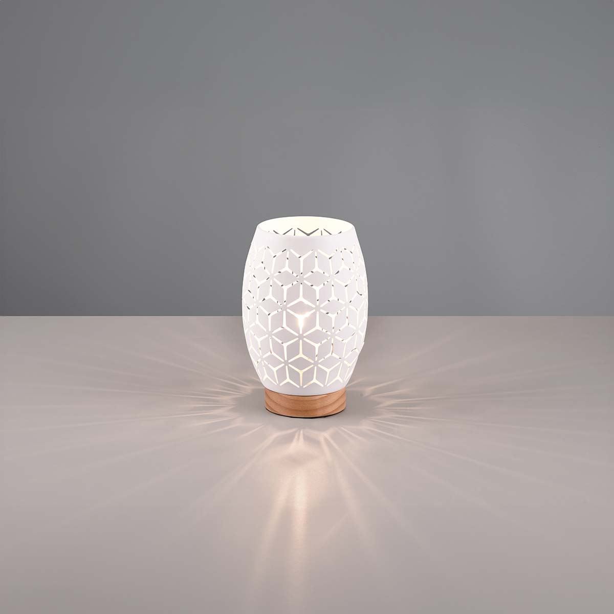 Lampade: Tischleuchte, Weiss, 21 cm Höhe – Nuovo (secondo la descrizione) da Kreuzlingen venduto da Smart-Light