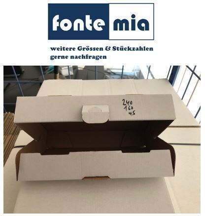 Buste & buste per spedizione: Karton-50 Stück 240x160x45 WEISSaussen – Nuovo e nell'imballaggio originale da Liestal venduto da fontemia-versand