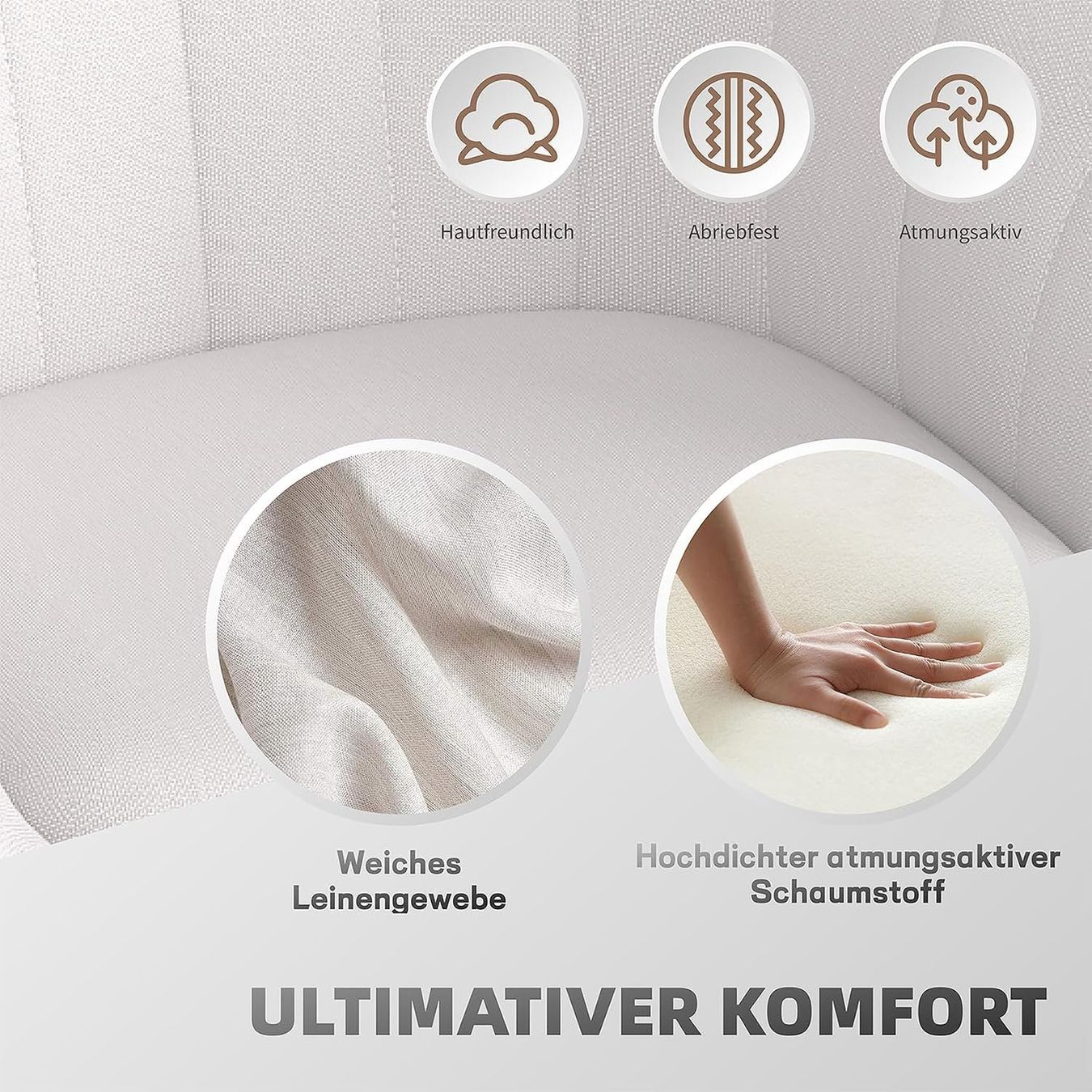 Sgabelli: Barhocker 4er Set höhenverstellbar Beige – Nuovo e nell'imballaggio originale da Schaffhausen venduto da che_p9xl 4