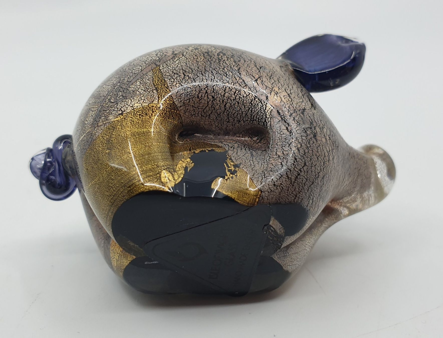 Statuette: Kleine Glasfigur Sau Schwein – Usato da Emmen venduto da Brockofsky 4