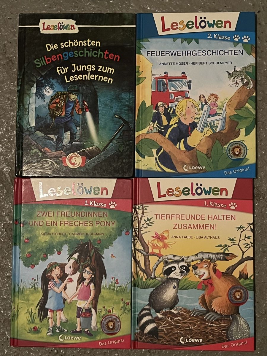 Bücher: 4 Leselöwen Bücher – Gebraucht aus Bern von hispano74