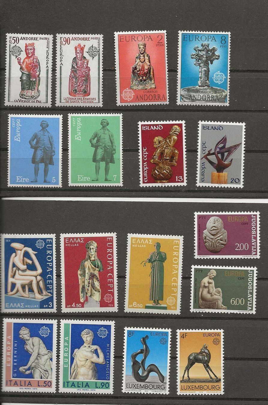 Alle Briefmarken: Europa 1974 Pays complets ** – Neu (gemäss Beschreibung) aus Sion von PierreP01
