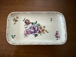 Keramikschale floral gemalt SIHL Zürich 20cm