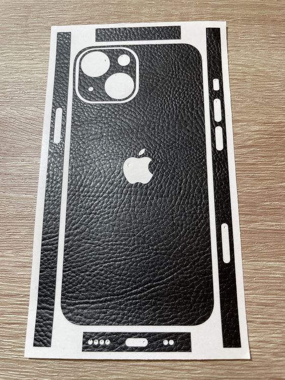 iPhone 13 Mini Lederoptik Klebeschutzfolie für die Rückseite | Kaufen ...