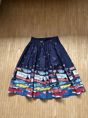 Vintage Rock mit Oldtimer, Oldschool, Lindy Hop XS