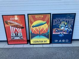 Led Zeppelin poster con cornice