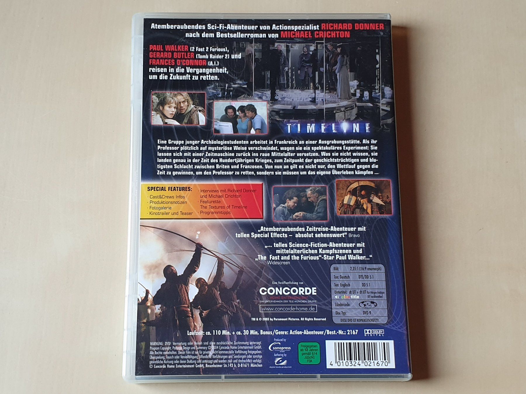 Tous les DVDs: Timeline – D'occasion à Stansstad par collectorsshop 1