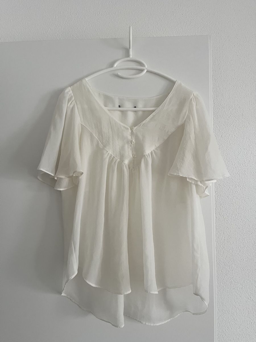Camicette: Blouse creme weiss – Usato da Lenzburg venduto da Shru5