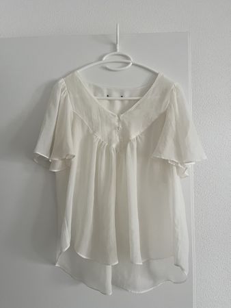 Blouse creme weiss