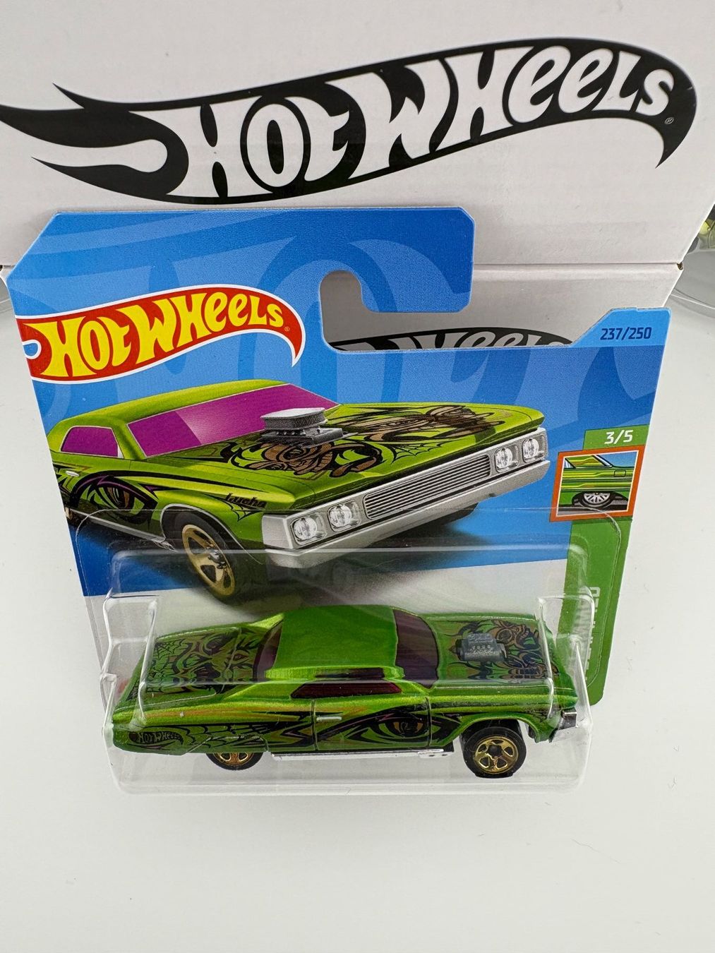 Hot Wheels Modellini d'auto: Hot Wheels Layin Lowrider HW Slammed - 2023 - 237/250 – Nuovo e nell'imballaggio originale da Flawil venduto da HeisseReifen 1