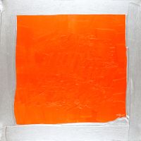 Gemälde "ORANGE WINDOW"
