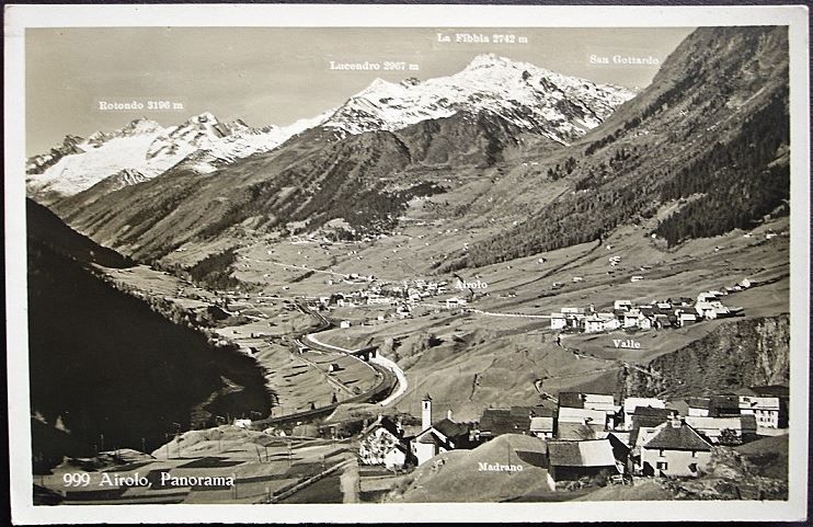 Cartoline postali: AIROLO Panorama - Madrano – Nuovo (secondo la descrizione) da Jona venduto da philajona