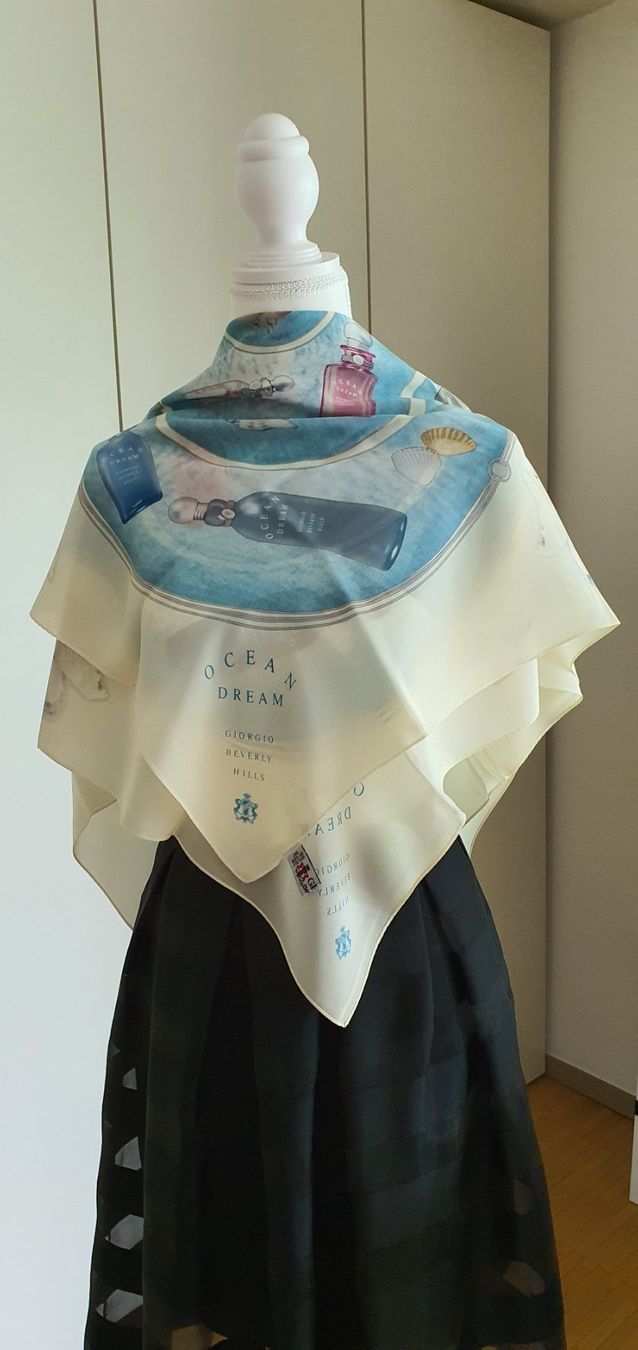 Foulard & Sciarpe: GIORGIO BEVERLY HILLS Seidenschal – Nuovo (secondo la descrizione) da Basel venduto da Kristal4 8