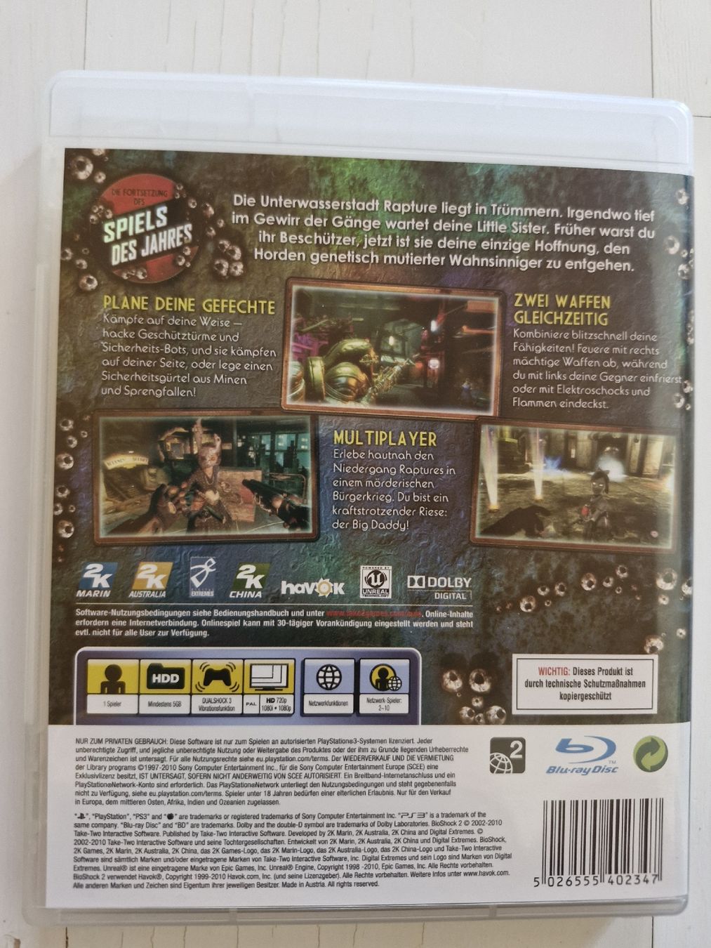 Giochi: Playstation 3 Spiel Bioshock 2 – Usato da Münchwilen TG venduto da Smooth1 1
