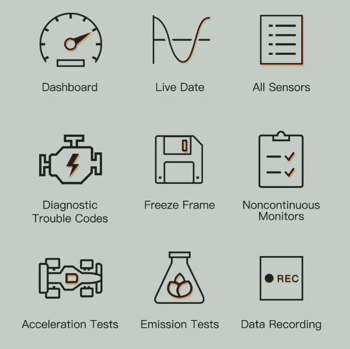 Scanner: OBD2 Bluetooth Scanner Auto Diagnose-Tool Android/iPhone/PC – Nuovo e nell'imballaggio originale da Châtelaine venduto da topshop.switzerland 5