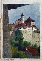 Philippe Ernest Recordon (1874-1947),  Aquarell, Aarberg AG