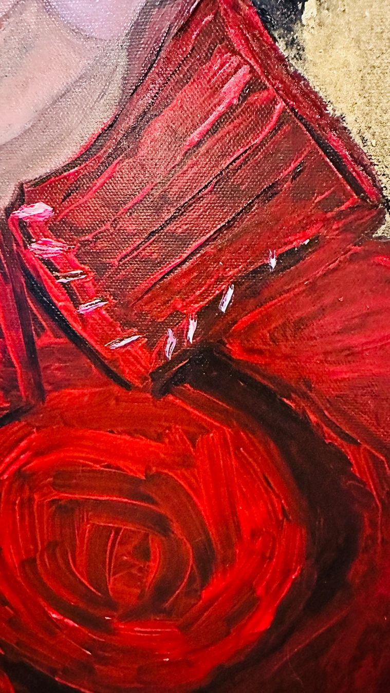 Dipinti: Donna Rosa /Oil Bild/Kunst Doks – Nuovo e nell'imballaggio originale da Beromünster venduto da dok_b8mf 4