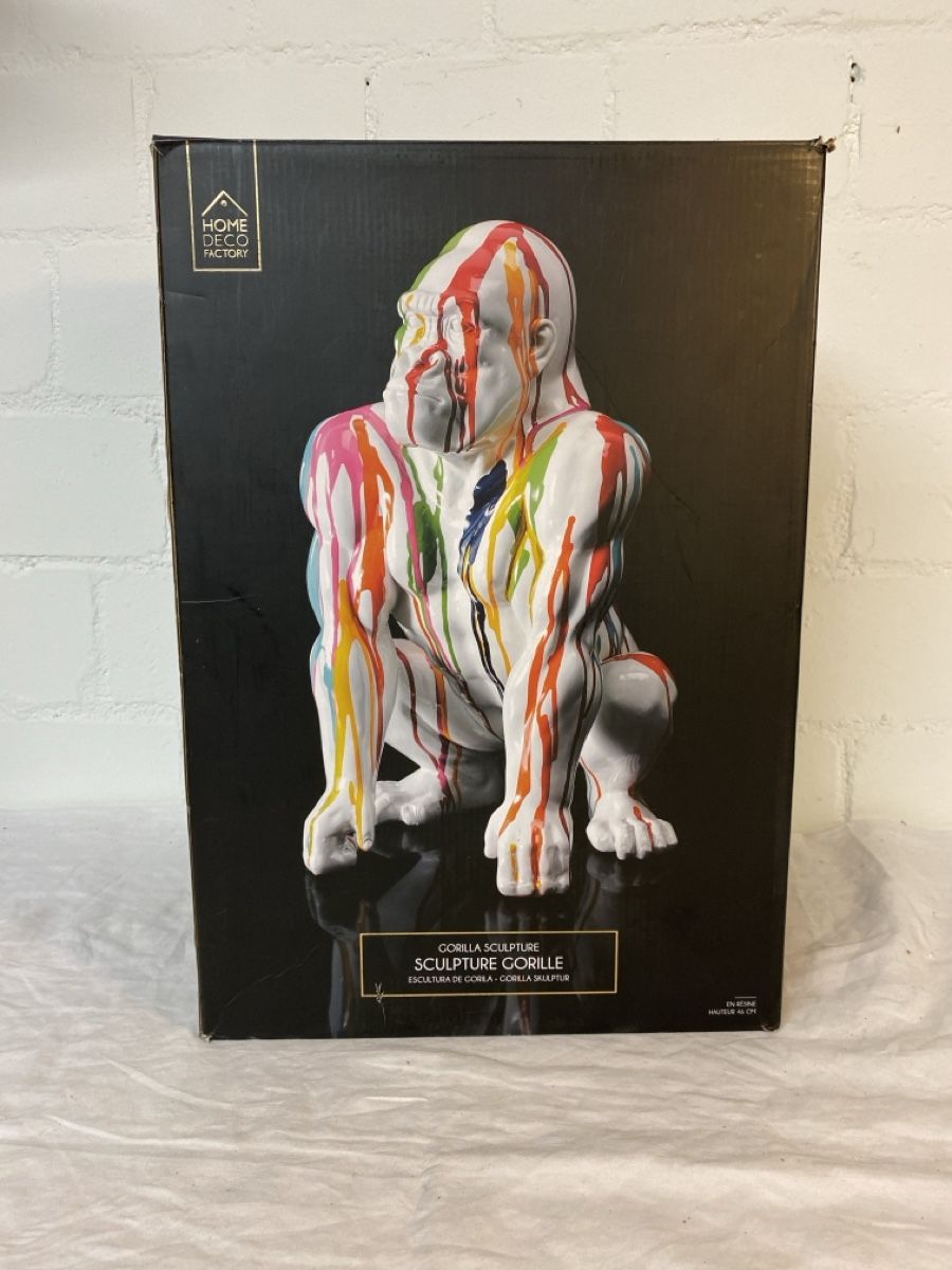 Figuren: Home Deco Factory Gorilla Skulptur – Gebraucht aus sursee von trilli-tralli 1