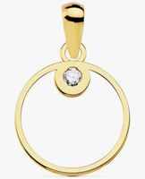 Anhänger 18K Gold und kette s925
