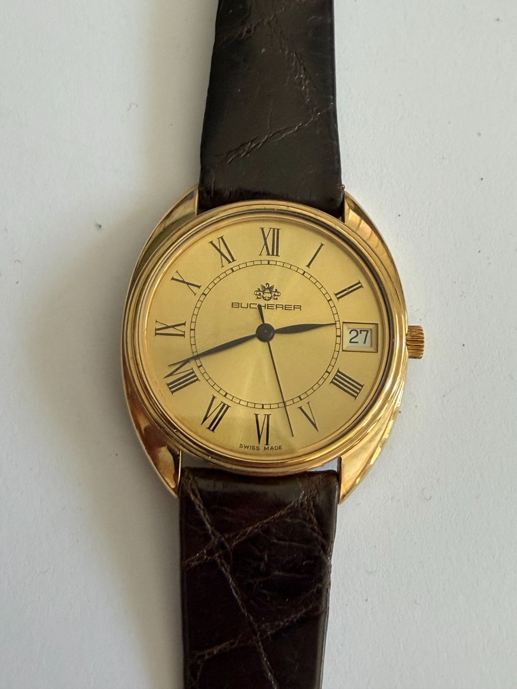 Bucherer Orologi: Bucherer Herrenuhr NOS – Nuovo (secondo la descrizione) da Worblaufen venduto da chronyves
