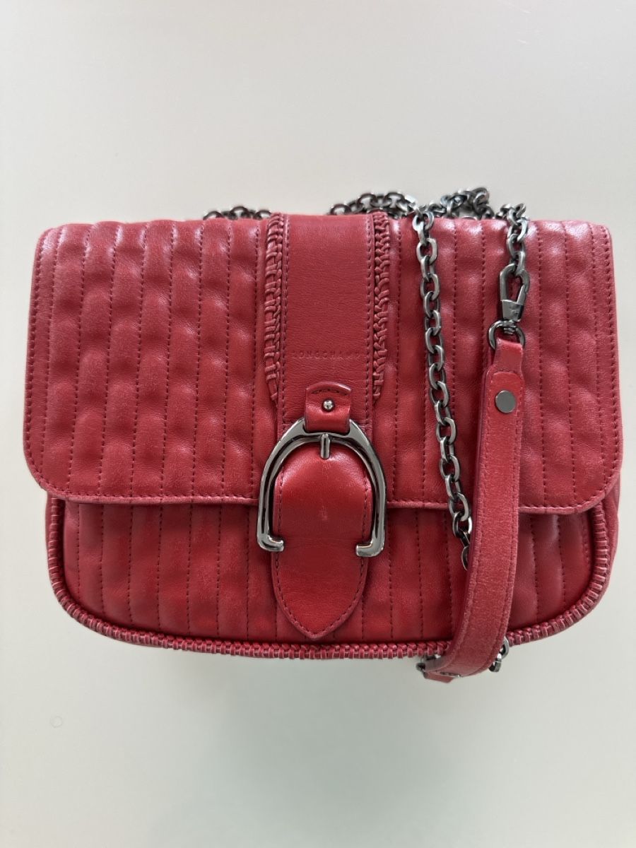 Longchamp Borse da donna: Longchamp women's bag red leather – Usato da Zürich venduto da nad_s27g