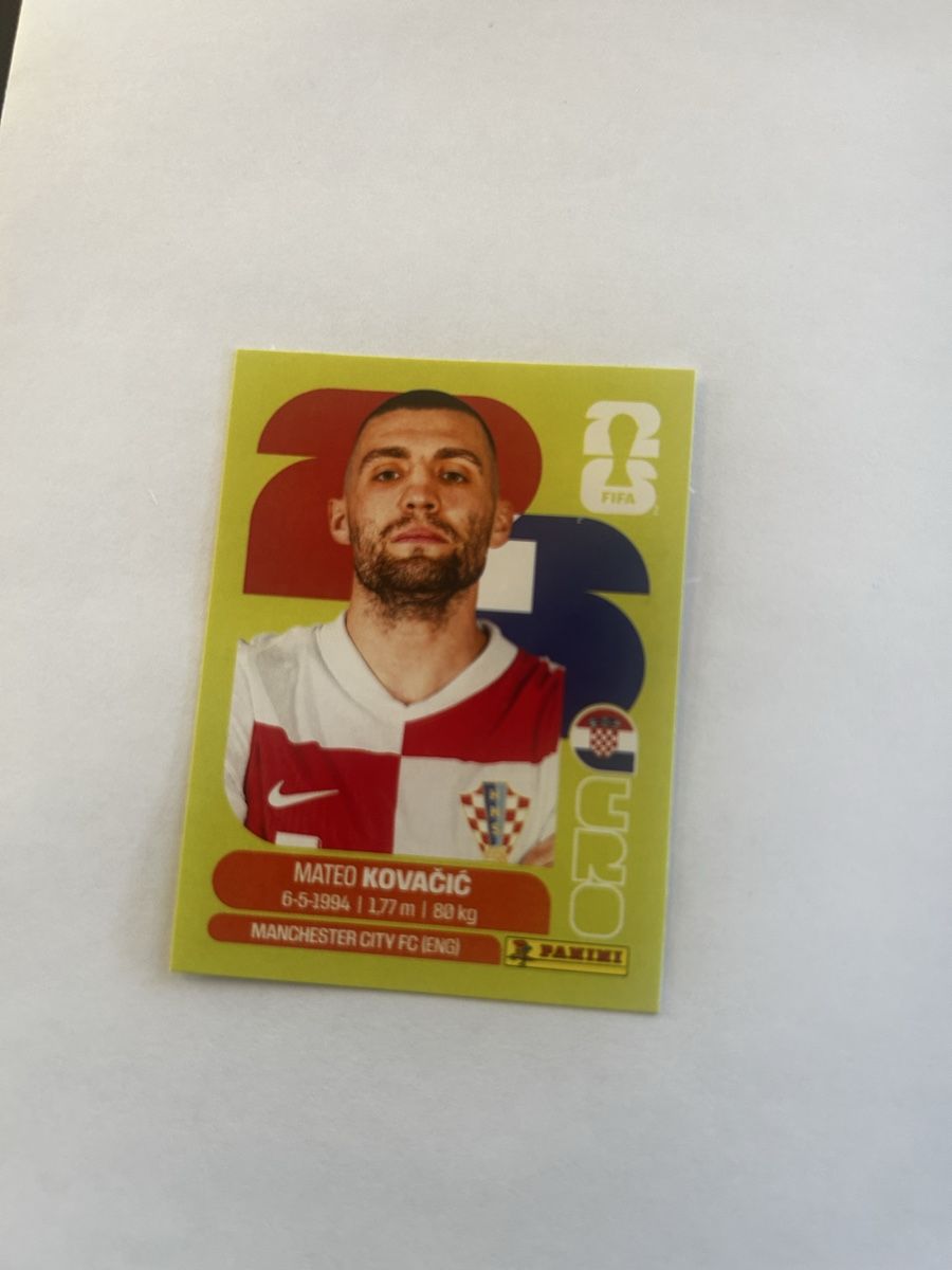 Panini Carte collezionabili: Panini WM 2026 CRO 10 Mateo Kovacic – Nuovo e nell'imballaggio originale da Kestenholz venduto da xara03