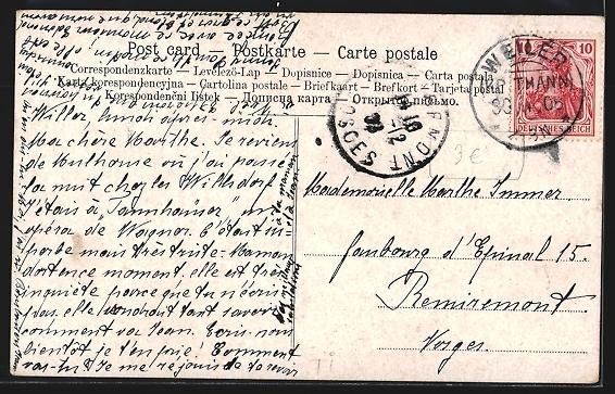 Cartoline postali: Locarno, Balkon mit Blick auf den Ort – Usato da Berlin venduto da bartko-reher 1