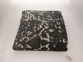 Kissen Baden 45 x 45 cm schwarz/weiss neu mit Etikett