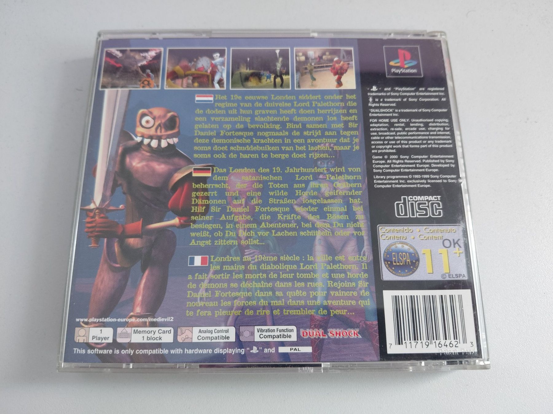 Giochi: Medievil 2 (PAL), PS 1 / PSX – Usato da Uezwil venduto da -Retrogames- 2