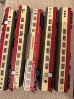 Lot de 5 wagons Lima Trans Europ Express état usagé