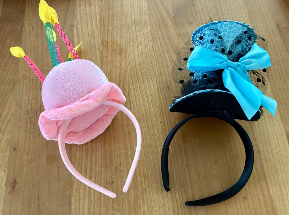 Accessoires pour cheveux: Fasnachts-Stirnband: Geburtstagskuchen & Zylinder, Neu! – Neuf (Voir description) à Zürich par tersus1981 1