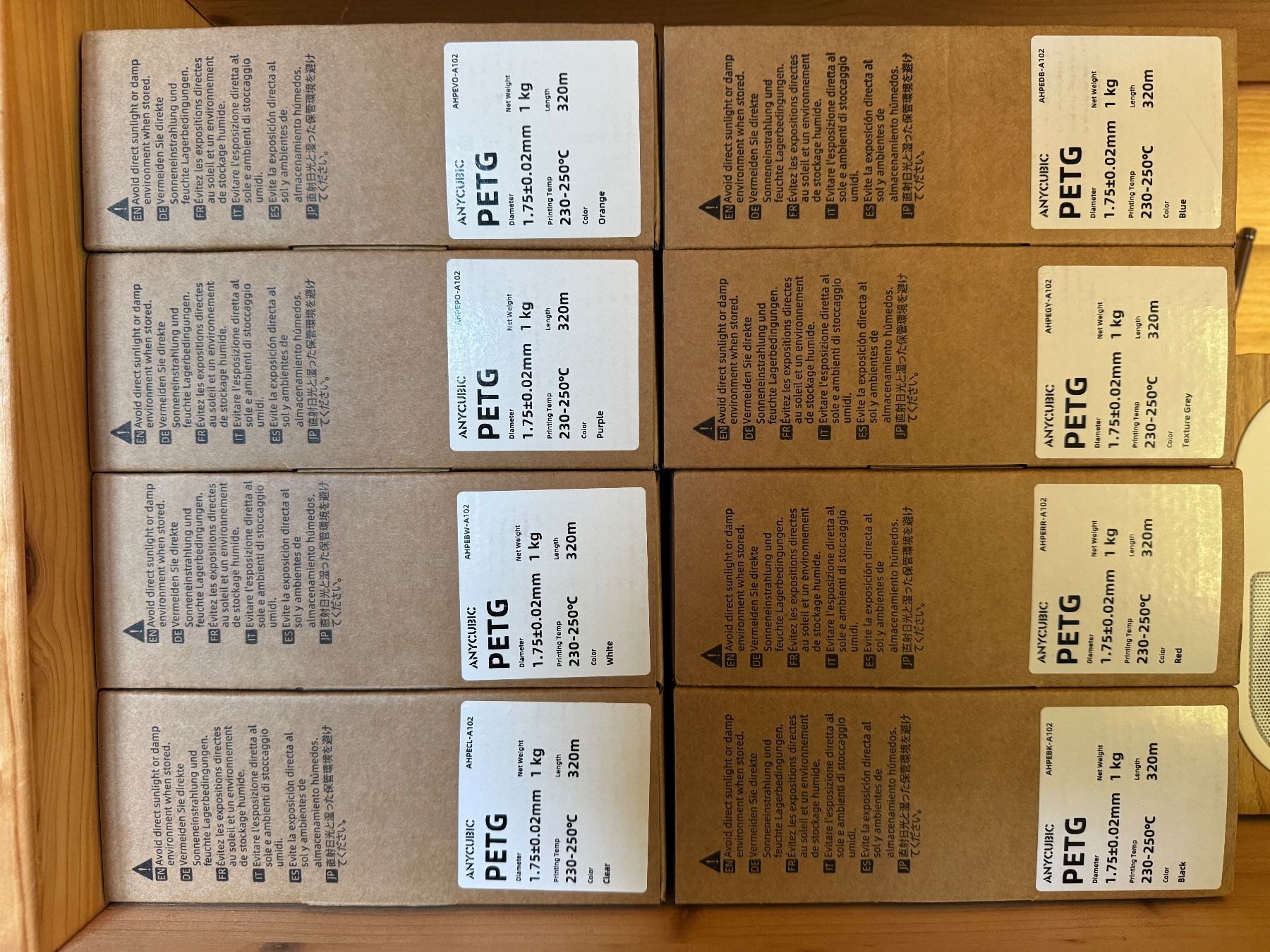 Anycubic Stampanti 3D: Anycubic PETG Basic - REFILL – Nuovo e nell'imballaggio originale da Aven venduto da psdigital