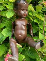 Poupée celluloid Schildkrot turtle Germany 35 bébé africain